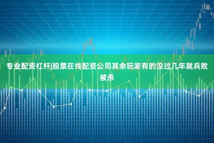 专业配资杠杆|股票在线配资公司其余玩家有的没过几年就兵败被杀